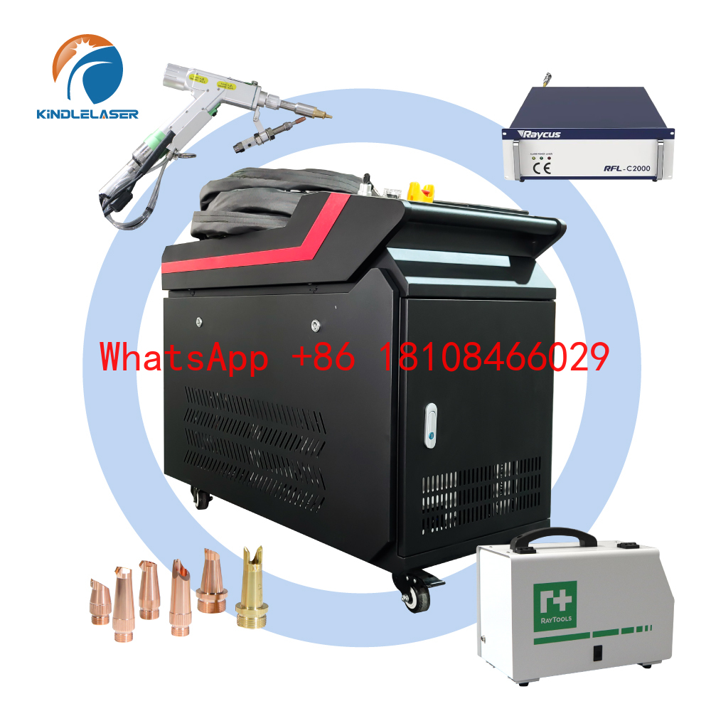 Industrial Laser Welding Gun - KindleLaser工業用ファイバーレーザー溶接機、金属加工用ハンドヘルドガン付き、連続溶接、OEMサービス対応