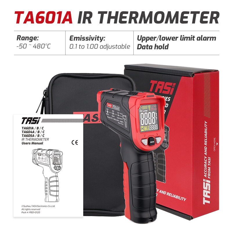 Industrial Laser Measurement - TA601A TA601B TA601C 赤外線温度計レーザー IR 温度ガン非接触デジタルパイロメーター工業用測定ツール