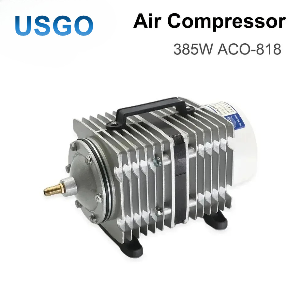 Air Assist Pump Laser - USGO ACO-818 385W 電磁式エアコンプレッサーポンプ 220V 高圧エアアシスト