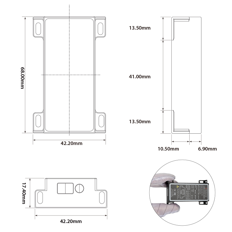 Industrial Laser Measurement - 新型LDL-P4 TTL出力レーザー距離測定センサー 20m 工業用グレード レーザー距離センサー フォークリフト用