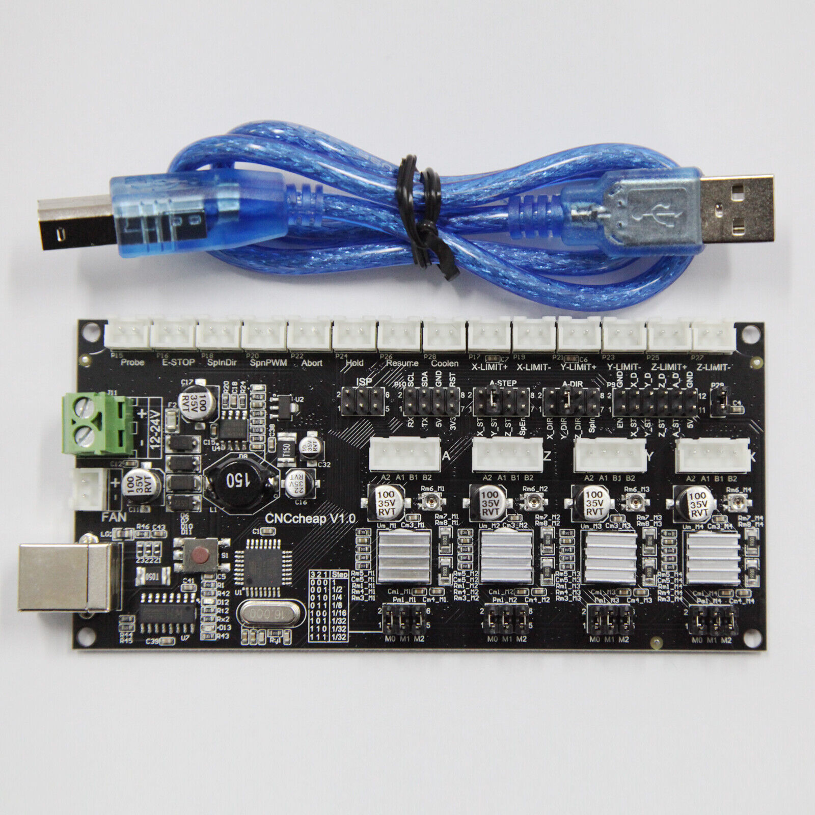 Stepper Driver Cnc - GRBL コントローラボード CNC USB 3 軸ステッピングモータードライバーコントローラボード