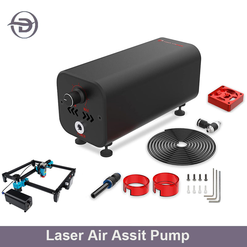 Air Assist Pump Laser - エアアシスト高速エアポンプ調整可能なエアフローレーザー彫刻機 TTS-55/Atomstack A5 Pro/Sculpfun S9 と互換性あり