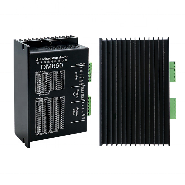 Stepper Driver Cnc - HLTCN 2相デジタルステッピングドライバーDM860またはDM860H、NEMA 34 86 4.5NM 8.5NM