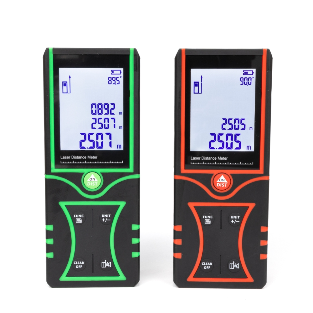 Industrial Laser Measurement - モデルGS-16 工業用赤色レーザーテープメジャー 120m レーザー距離計 レンジファインダー IP54等級