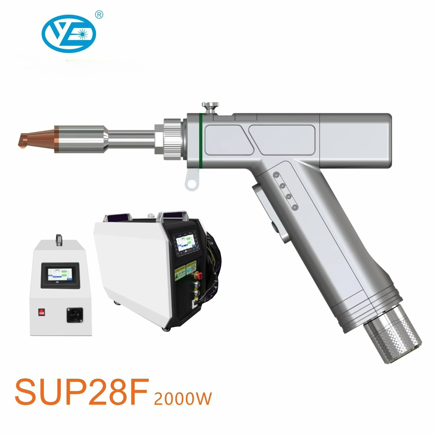 Industrial Laser Welding Gun - 新型2000W SUP28T ハンドヘルドレーザー空冷溶接ヘッド 工業用溶接ガン 金属加工に最適