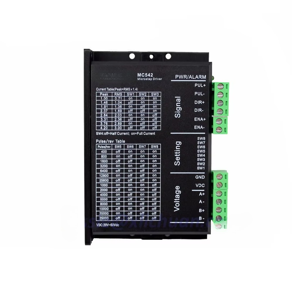 Stepper Driver Cnc - ホットセール 2相ステッピングモータードライバー 24-50VDC 0.71-4.2A MC542 Nema23