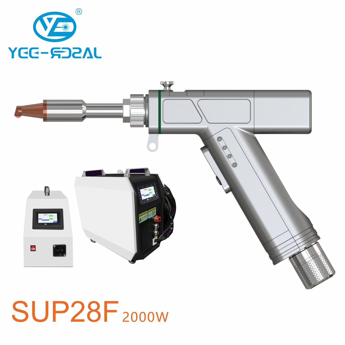 Industrial Laser Welding Gun - 新型2000W SUP28Tハンドヘルドレーザー空冷溶接ヘッド工業用溶接ガン、金属加工に最適