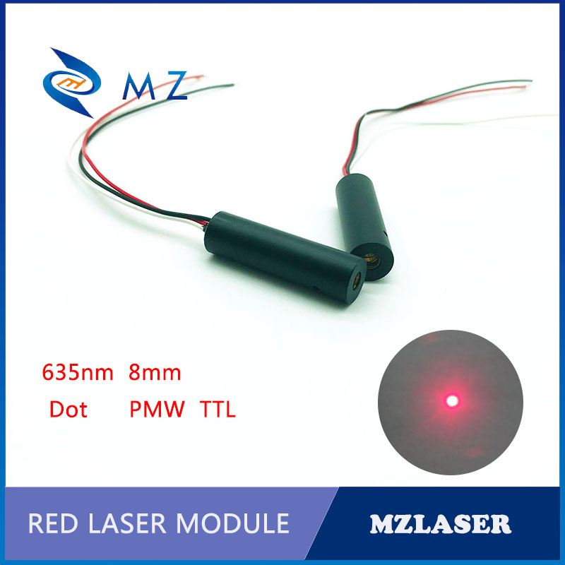 Industrial Laser Applications - 工業用グレード PMW 制御レーザーモジュール 8MM 635NM レッドドット