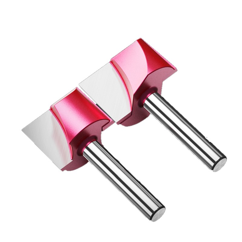Cnc Router Bit - 6mm木工用彫刻フライス、CNCトリミングマシン用、密度板の面取り、底面の清掃、ルータービット