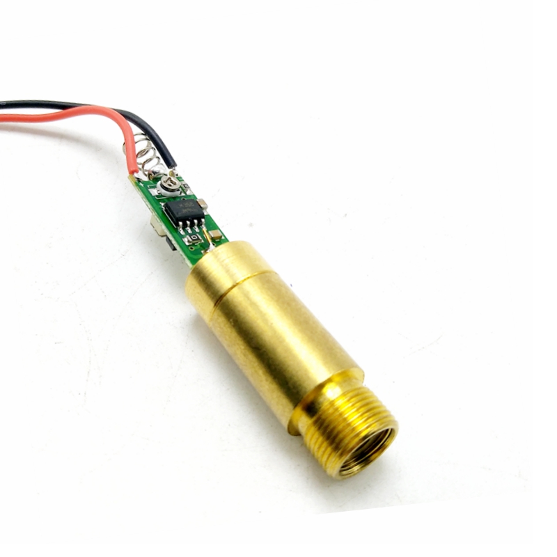 Industrial Laser Line Module - 産業/ラボ 30mW 532nm グリーンドットレーザーダイオードモジュール 3.7-4.2V APC
