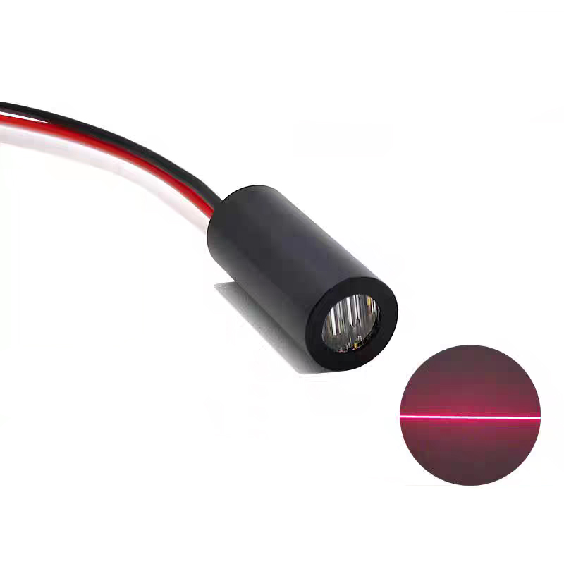 Industrial Laser Line Module - 635nm 5mW レッドラインレーザーモジュール 90 ° ライン工業用マーキングレーザーポジショニングライト