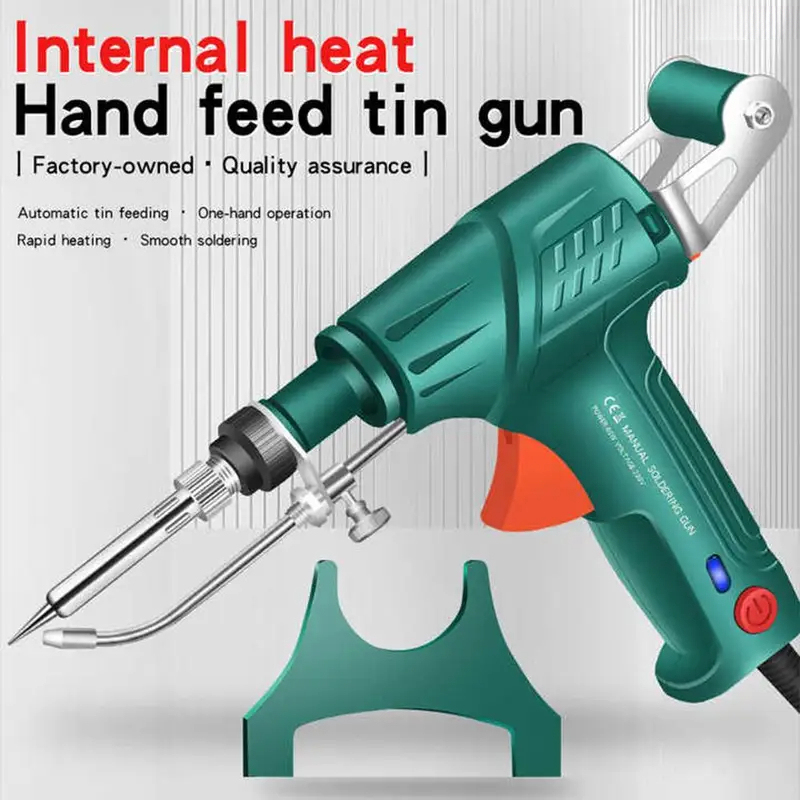 Industrial Laser Welding Gun - 多機能はんだごてはんだ付けガンセットハンドヘルドアイロン溶接機110V/220V内部加熱工業用レーザー溶接ツール