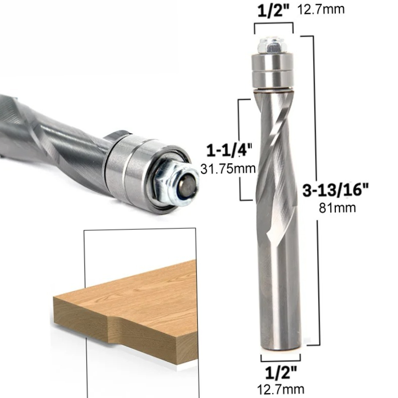 1/2インチ 12mm シャンク フラッシュトリム 超硬ソリ - Cnc Router Bit のレビューと価格