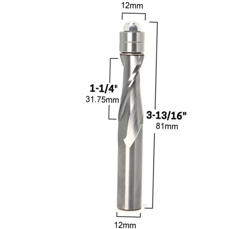 1/2インチ 12mm シャンク フラッシュトリム 超硬ソリ - Cnc Router Bit のレビューと価格