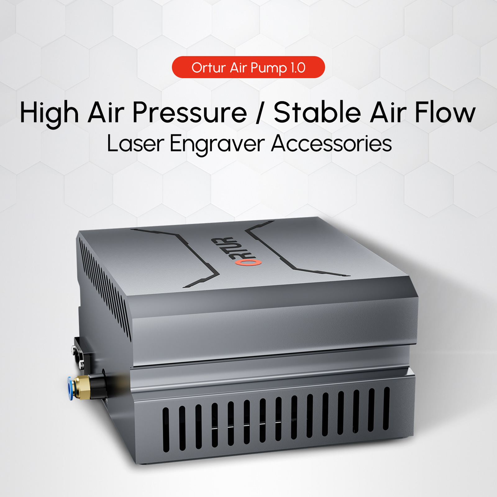 Ortur-レーザー彫刻機用エアアシストポンプ,低騒音エアコ - Air Assist Pump Laser のレビューと価格