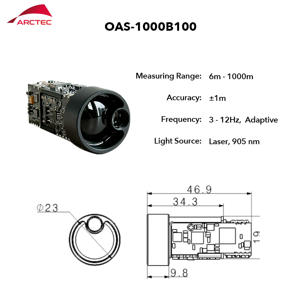 産業用グレード1000mレーザー測距モジュール 鉄道安全監視 - Industrial Laser Measurement のレビューと価格