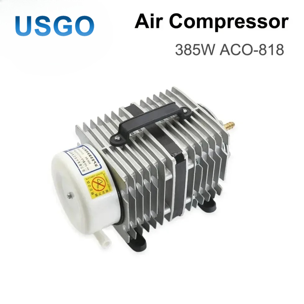 USGO ACO-818 385W 電磁式エアコンプレッサー - Air Assist Pump Laser のレビューと価格