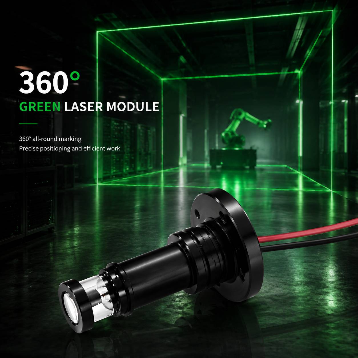 産業用フランジマウント30mW赤色レーザーラインモジュール3 - Industrial Laser Line Module のレビューと価格