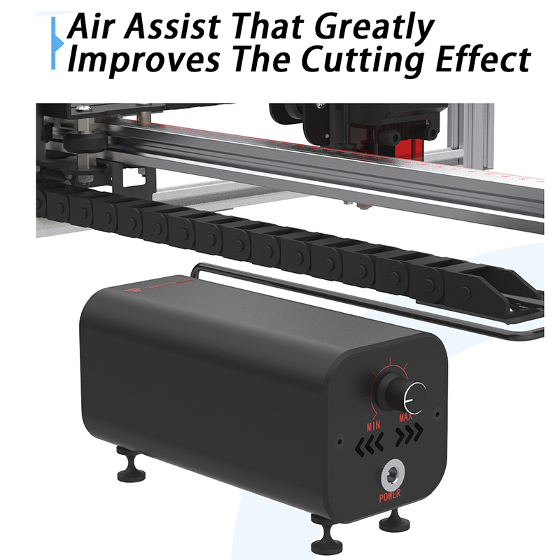 エアアシスト高速エアポンプ調整可能なエアフローレーザー彫刻機 - Air Assist Pump Laser のレビューと価格