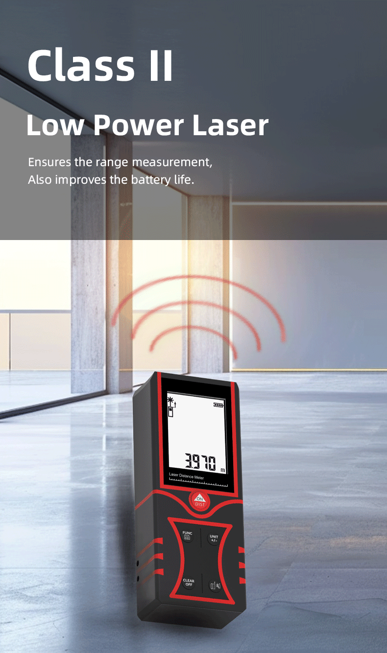 モデルGS-16 工業用赤色レーザーテープメジャー 120m - Industrial Laser Measurement のレビューと価格