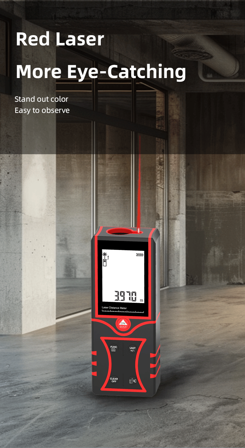 モデルGS-16 工業用赤色レーザーテープメジャー 120m - Industrial Laser Measurement のレビューと価格