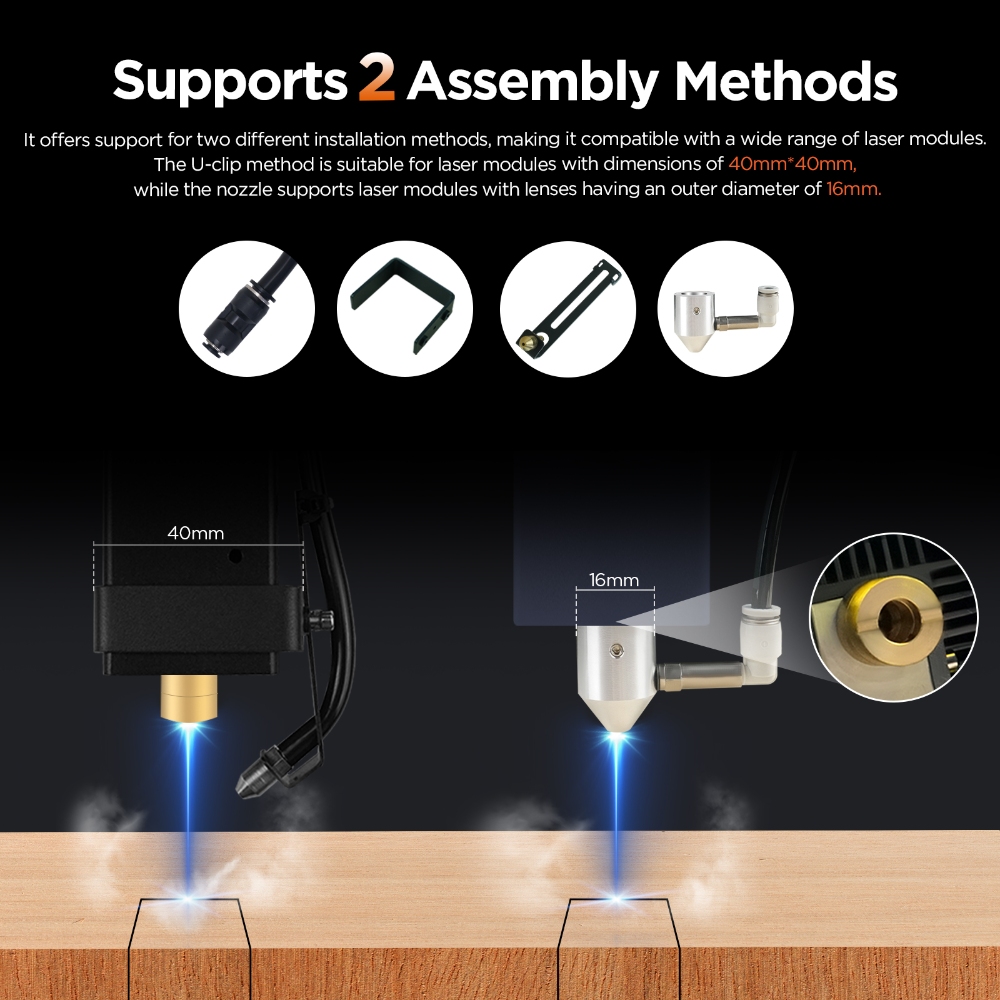 ACMER C4 レーザーエアアシストポンプ CNC レーザ - Air Assist Pump Laser のレビューと価格