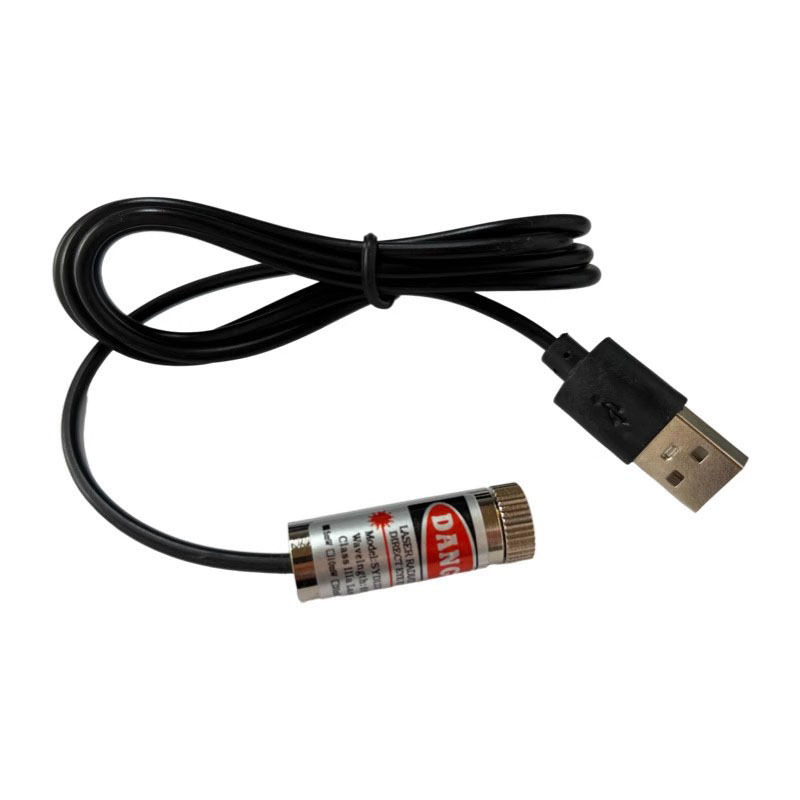 650nm銅レーザーポインターUSBヘッド赤色ドット/ライン - Industrial Laser Line Module のレビューと価格