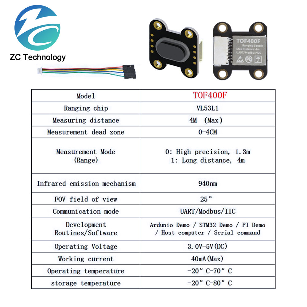 VL6180/VL53L0/VL53L1 飛行時間型 (To - Industrial Laser Measurement のレビューと価格