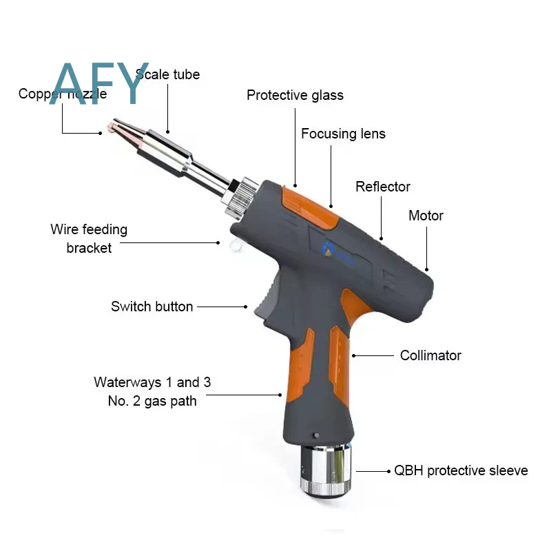 SUP21T SUP23T対応 ワイヤフィーダー付きハンドヘ - Industrial Laser Welding Gun のレビューと価格