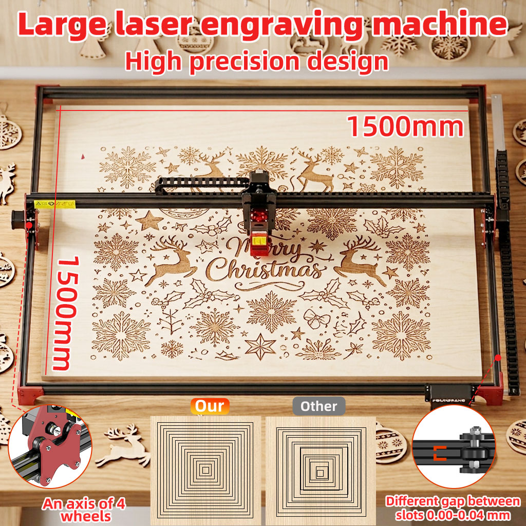 FEUNGSAKE 40W レーザー彫刻・切断機 エアアシス - Air Assist Pump Laser のレビューと価格