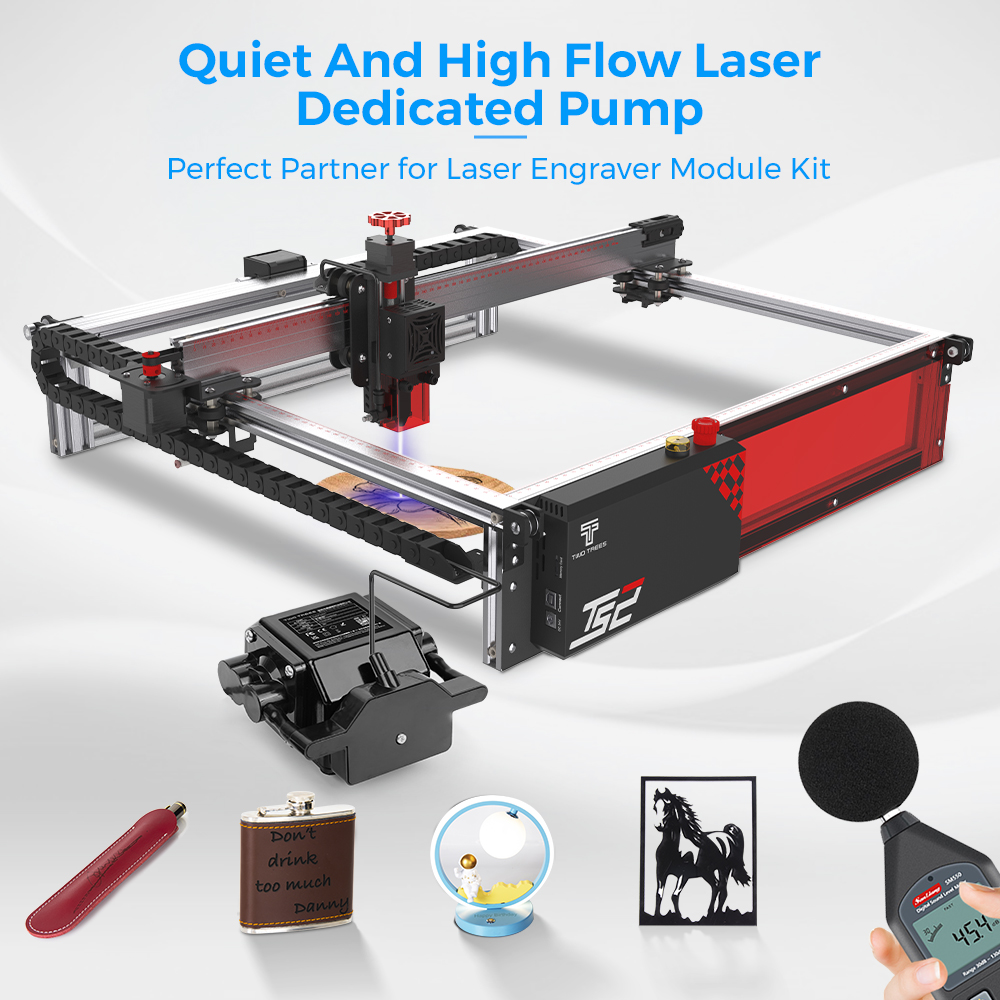 TwoTrees 30L/分 レーザーエアアシストポンプ エ - Air Assist Pump Laser のレビューと価格