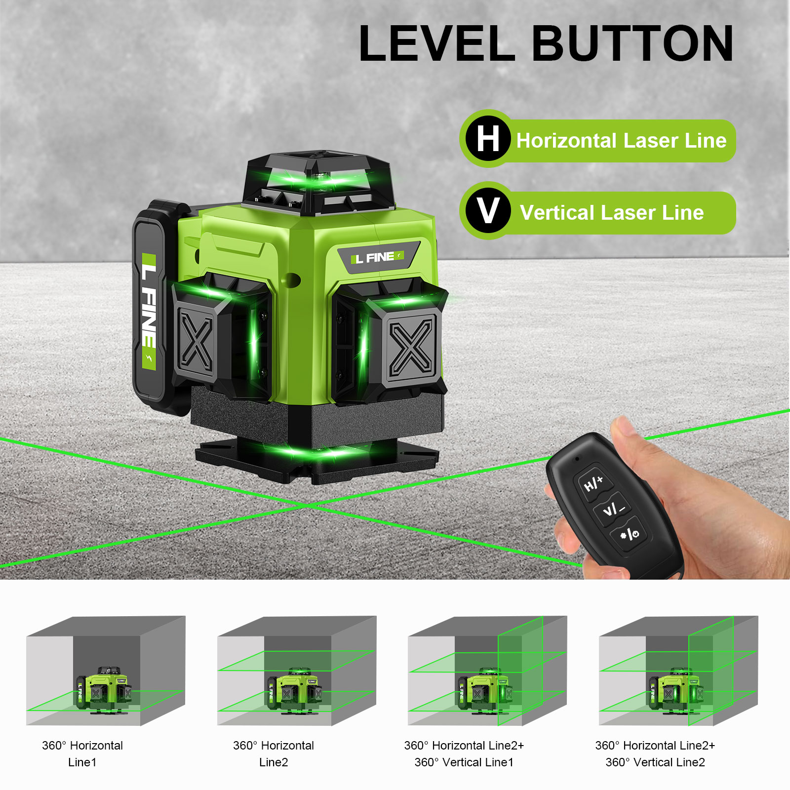 レーザーレベルセルフレベリング水平垂直クロス 16 ライング - Industrial Laser Measurement のレビューと価格