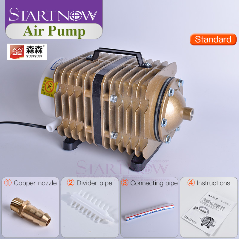 220V 185W 150L/min 電磁式エアコンプレッサ - Air Assist Pump Laser のレビューと価格