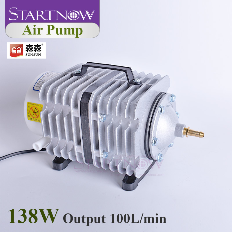 220V 185W 150L/min 電磁式エアコンプレッサ - Air Assist Pump Laser のレビューと価格