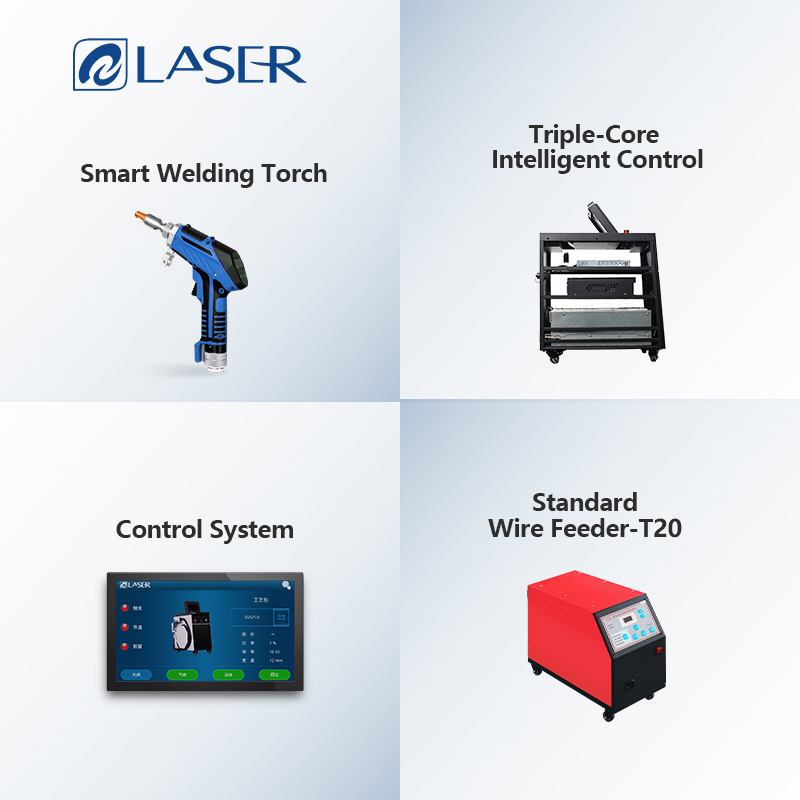 アルミ工業用小型4in1空冷レーザー溶接機、Qilin溶接ガ - Industrial Laser Welding Gun のレビューと価格