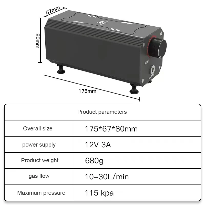 エアアシストコンプレッサー AC 110V/220V レーザ - Air Assist Pump Laser のレビューと価格
