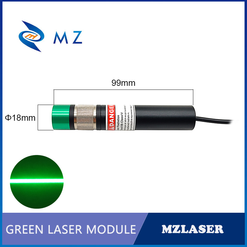 パウエルレンズグリーンラインレーザーダイオードモジュール調整 - Industrial Laser Line Module のレビューと価格